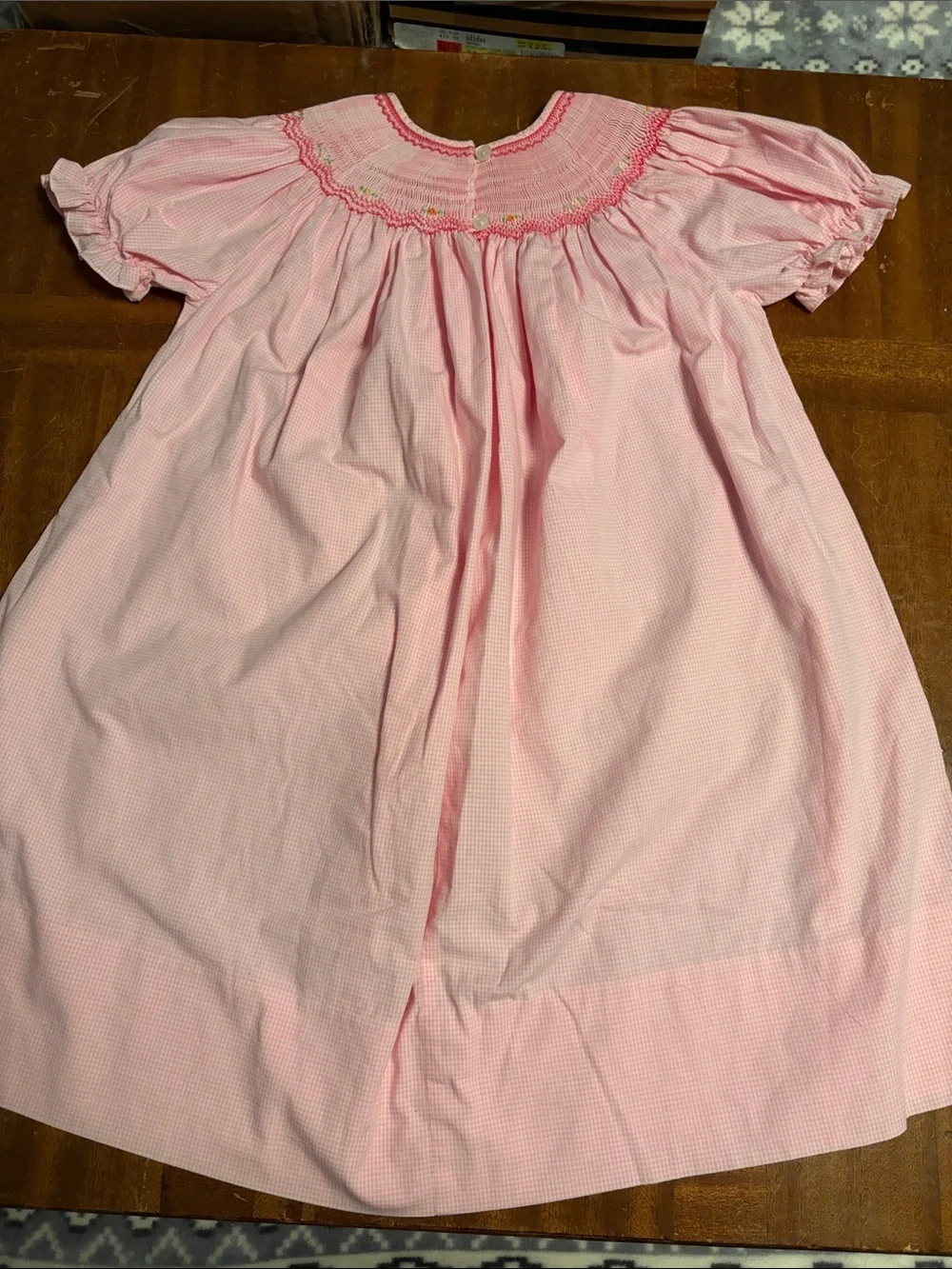 Rosalina Collection Ice Cream Pink Smocked Girls' Dress